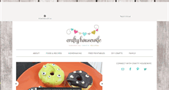 Desktop Screenshot of craftyhousewife.com